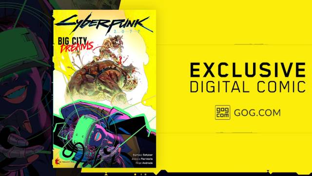 Cyberpunk 2077 will contain comics if you buy it from GOG