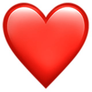 Red heart emoji snapchat