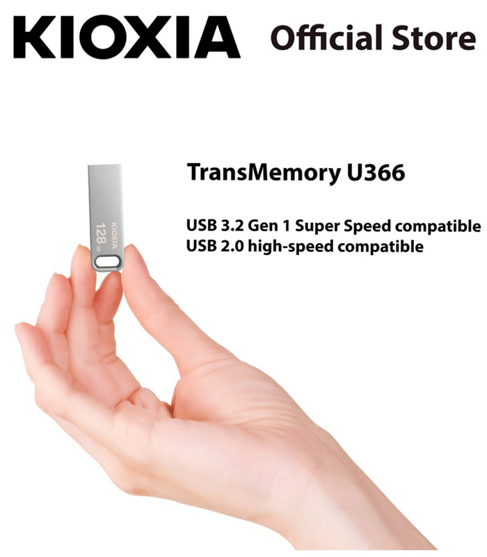 KIOXIA TransMemory U366 128GB USB Flash Drive 1