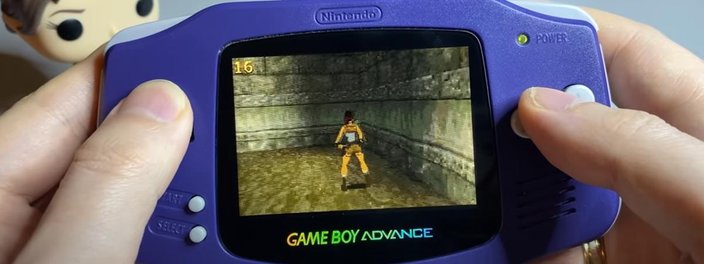 Modder Ports Original Tomb Raider To Game Boy Advance