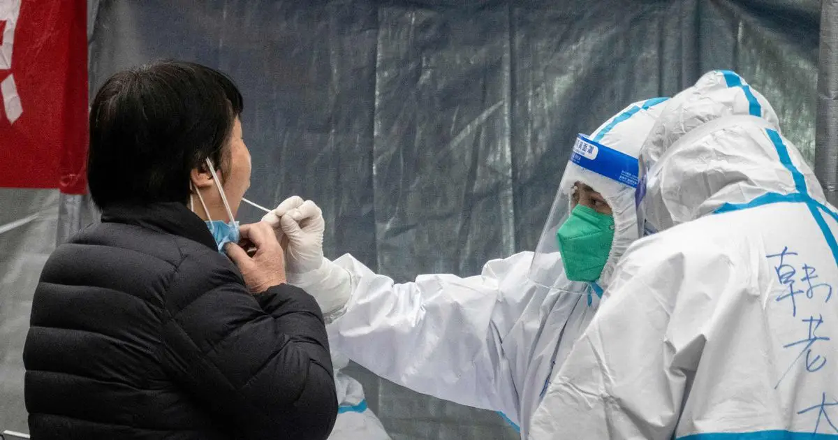 Coronavirus testing is taking place across China
