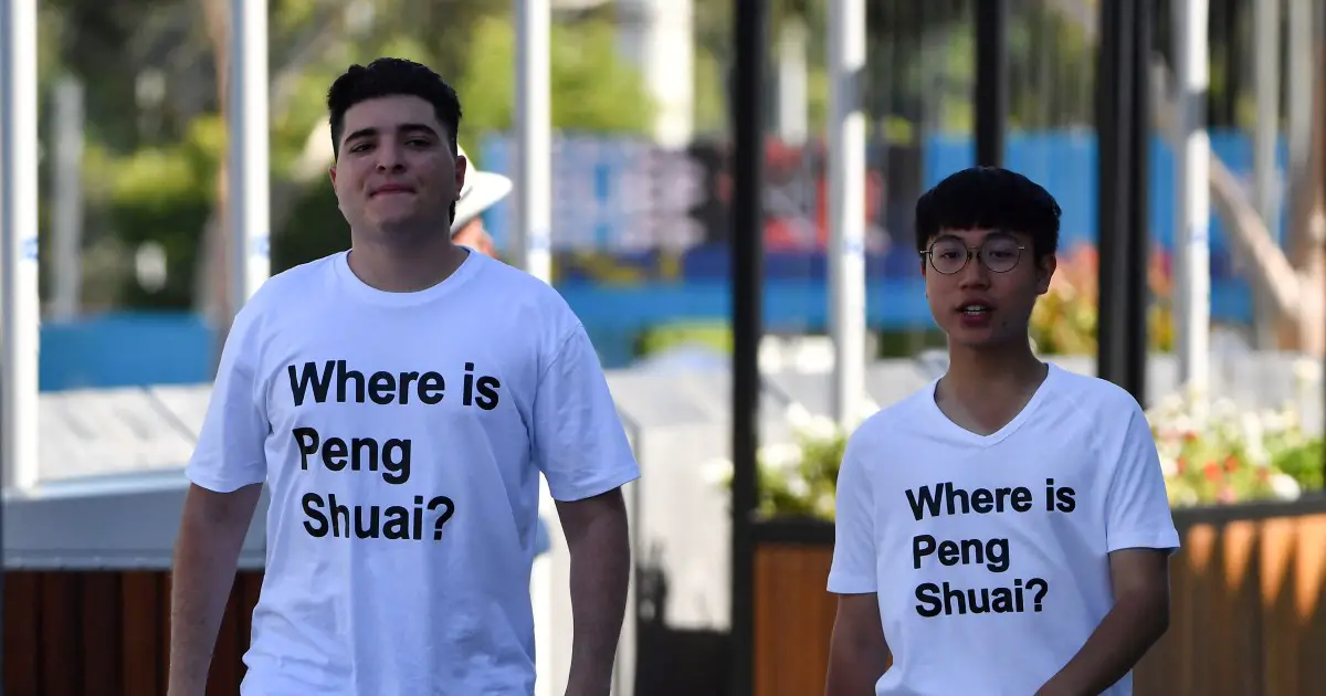 In reversal, Peng Shuai T-shirts will be allowed at Australian Open