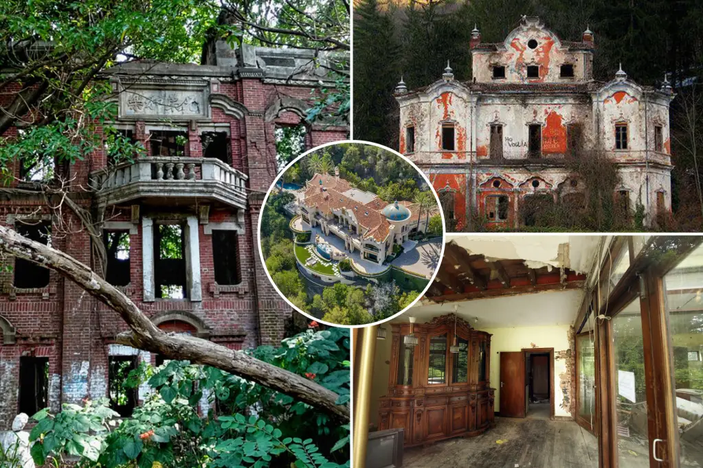 Inside creepy abandoned mansions haunted by grisly murders