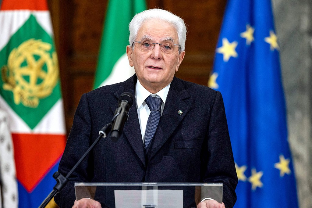 Italian President Sergio Mattarella pushes back retirement for second term