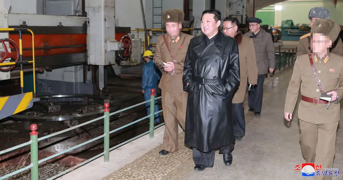 North Korea flaunts new missiles as Kim Jong-un tours 'major weapons' factory