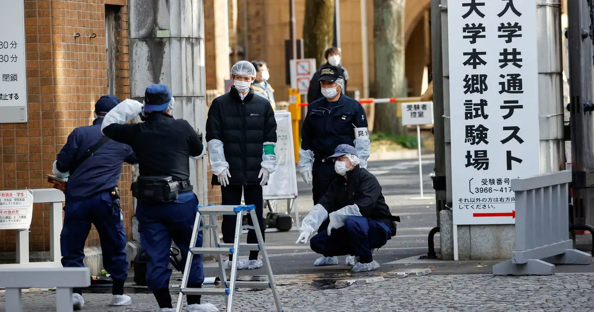 Several high school students stabbed before sitting their university entrance exams in Tokyo