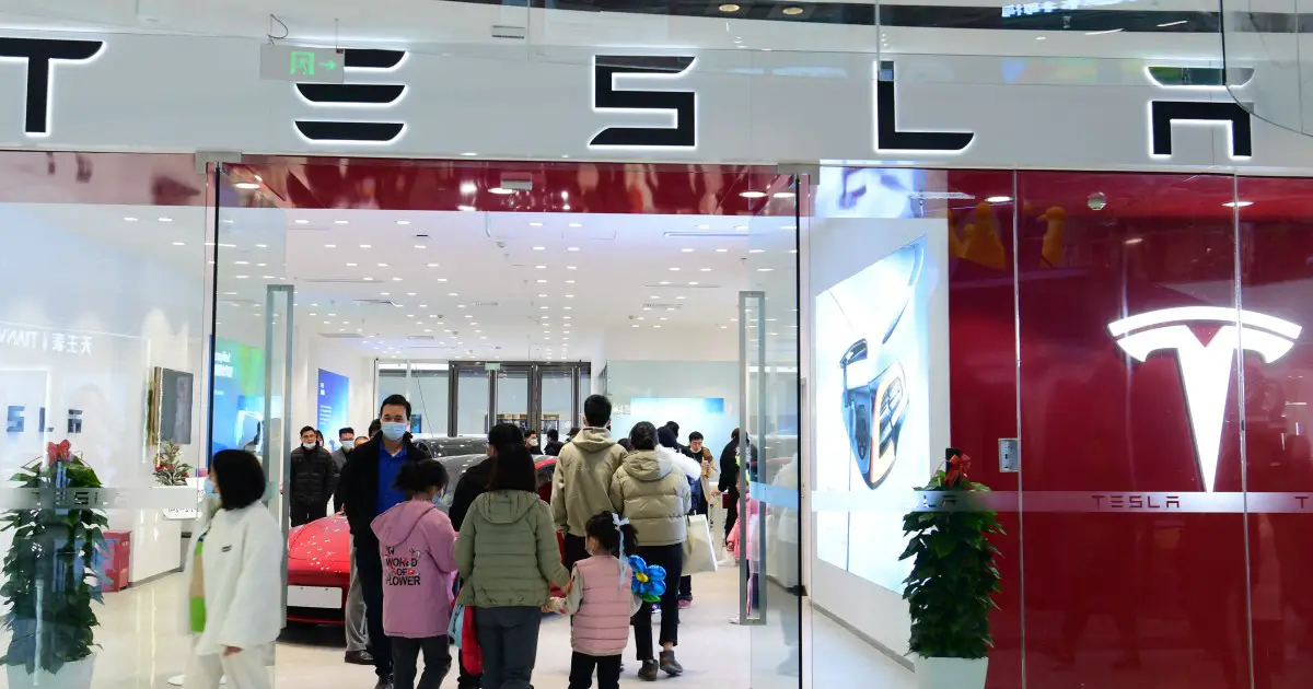 Tesla is criticized over new showroom in China's Xinjiang region