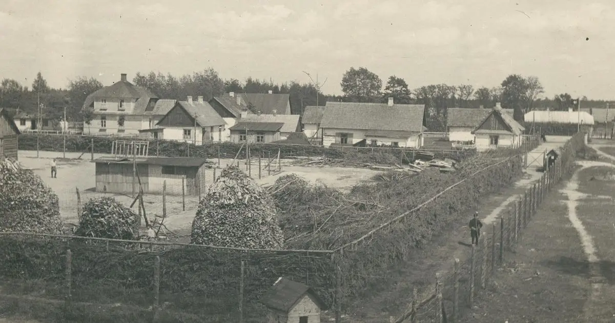 A Nazi death camp at Sobibor, Poland in 1943