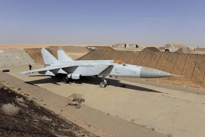 MiG-23 fighter jets based in Libya