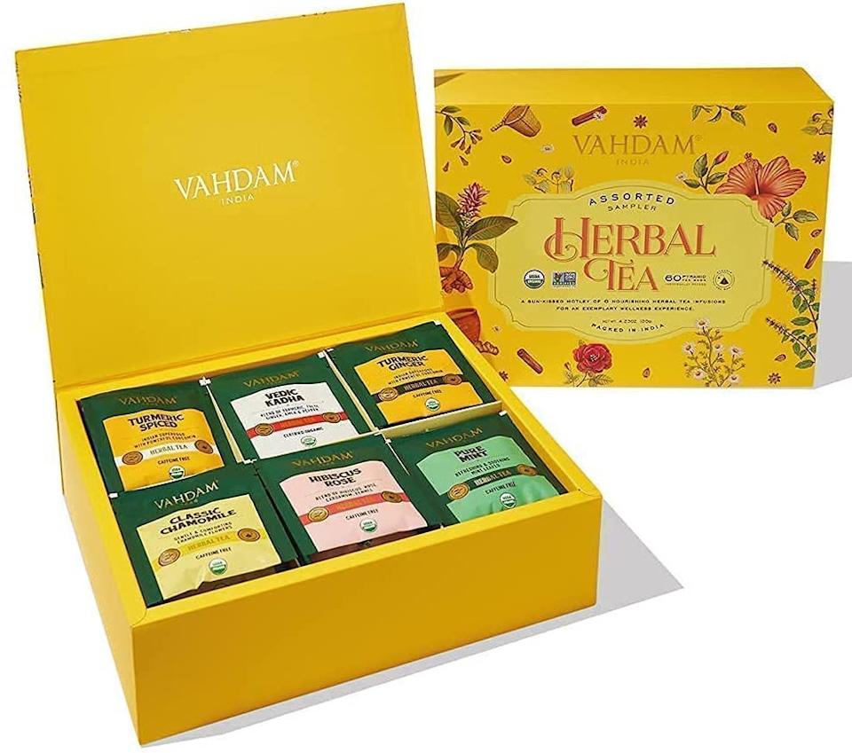 Bright, cheery and packed with 60 tea bags!  (Photo: Amazon)