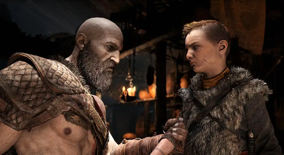 Kratos is really, really trying to be a good dad.  (Photo: Santa Monica Studio / Sony)