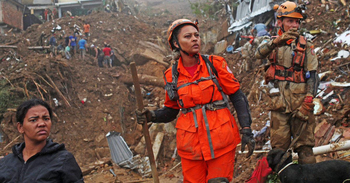 Brazil mudslides and floods leave dozens dead