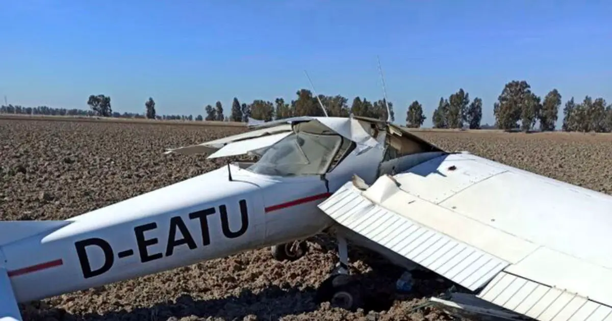 Brit student, 26, dies after plane crashes on farmland during flight training