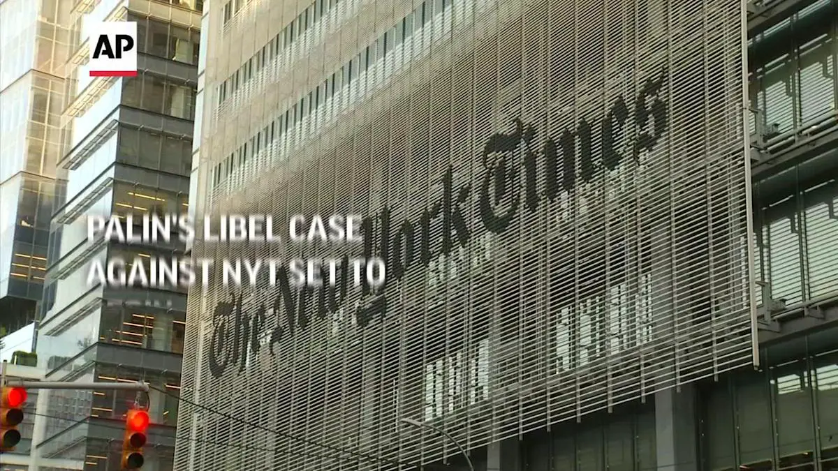 Expert: Palin v. NYT could change free press