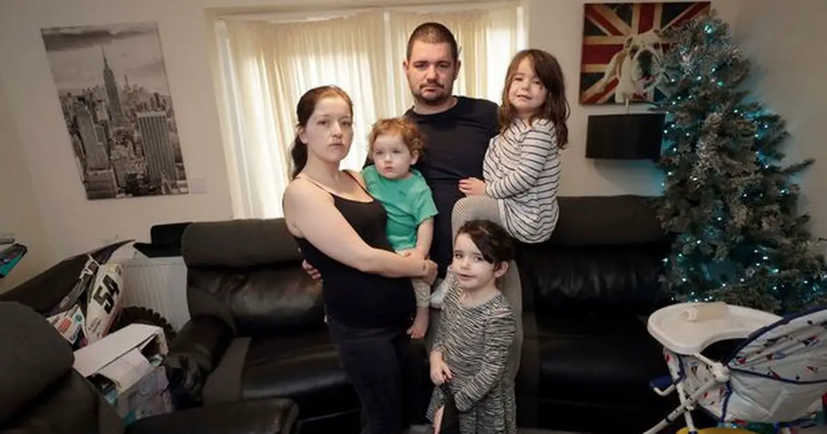 Family of five on Universal Credit face eviction over unpaid rent