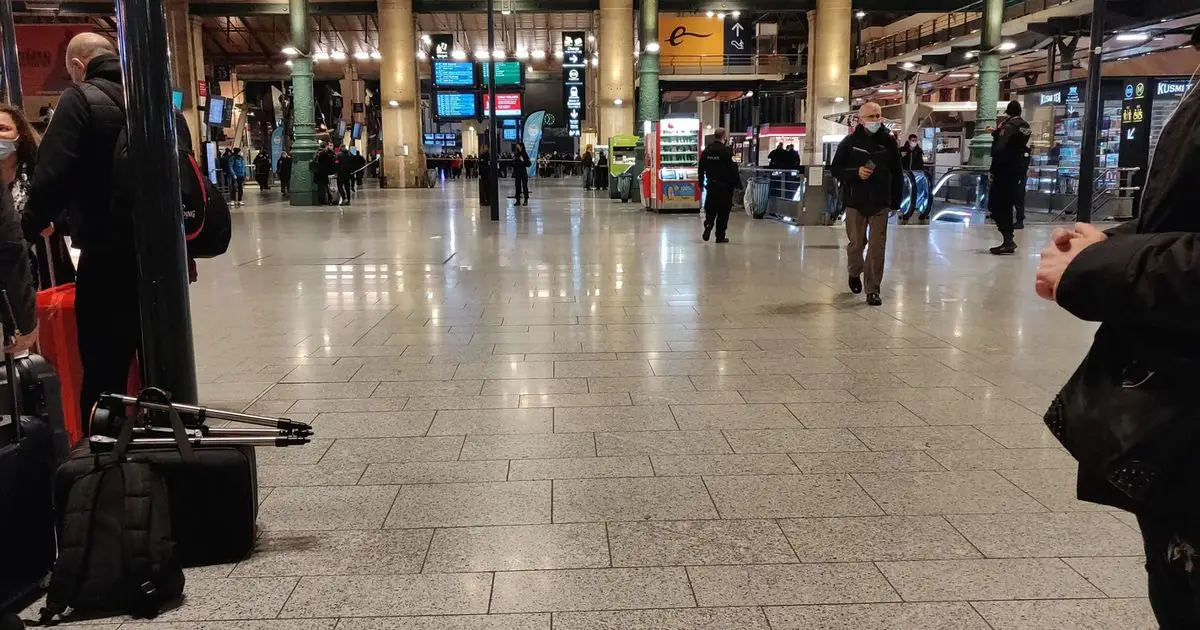 Police have gunned down a knifeman in Gare du Nord, in Paris