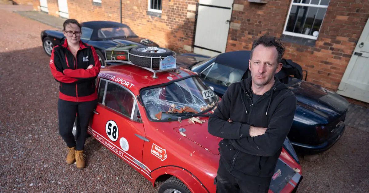 Half-million-pound Classic car collection badly damaged by Storm Eunice