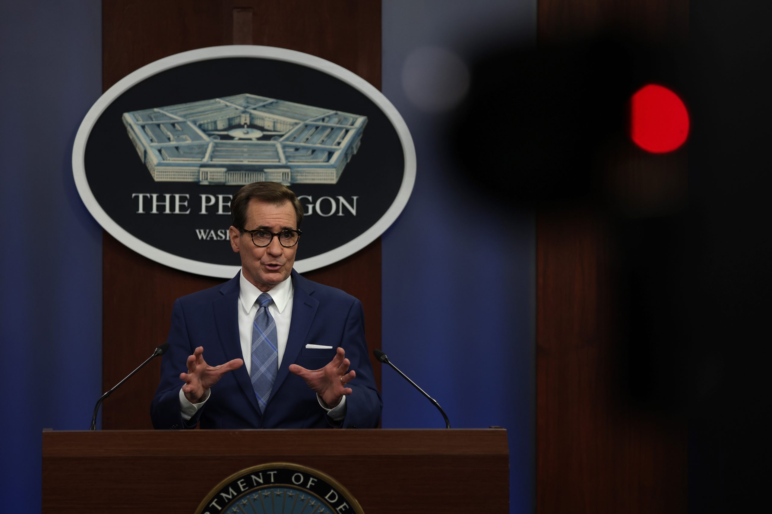Intense diplomatic efforts continue, Pentagon press secretary says