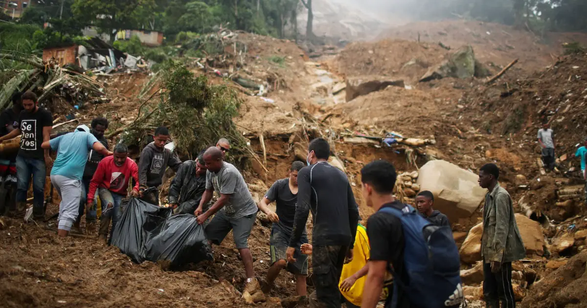 Mudslides kill at least 94 in Brazil's 'Imperial City,' with dozens still missing
