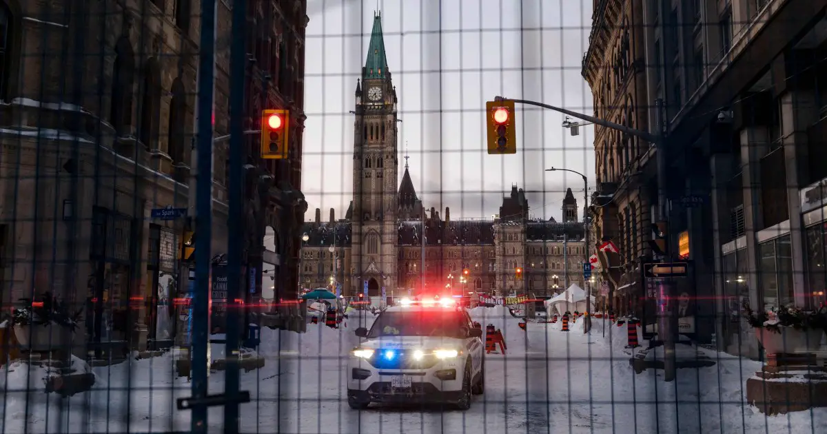 Ottawa police appear to end protesters’ hold of streets near Canada's Parliament