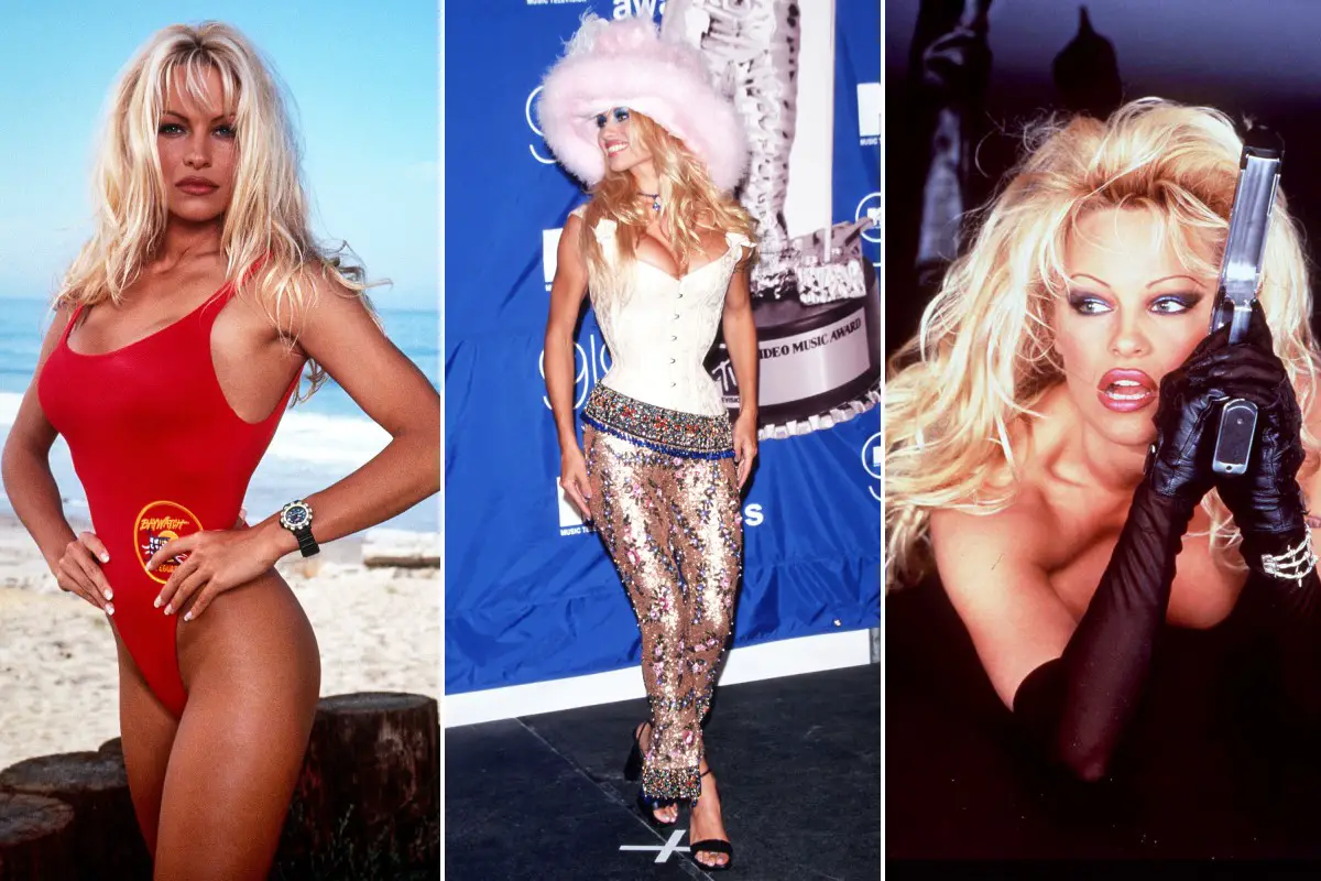 Pamela Anderson’s most iconic fashion moments, then and now