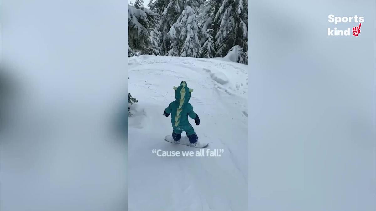 Parents mic up daughter on snowboard and the result is the cutest thing you'll see today