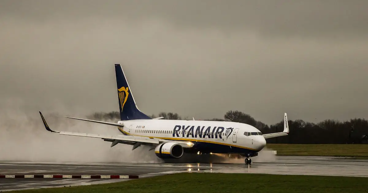 Ryanair flight diverted from Bristol to Stanstead airport after sick bags handed out in bumpy flight