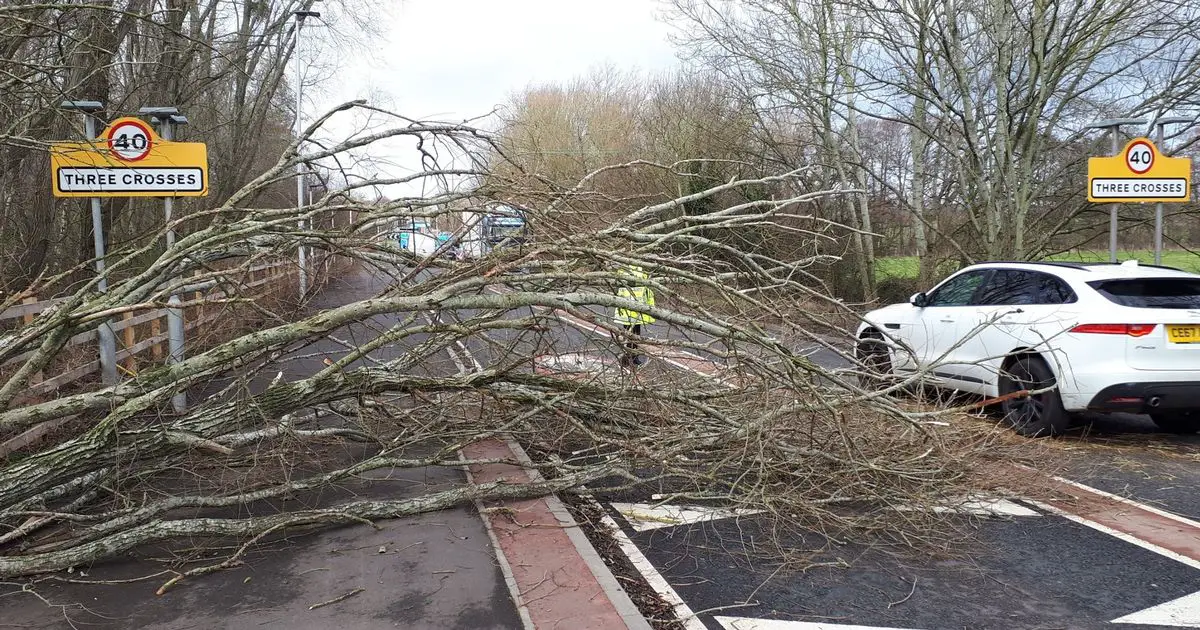Severe weather alert for whole of road network in England