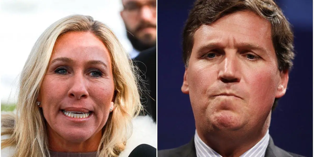 Tucker Carlson Reportedly Donated To Marjorie Taylor Greene’s Reelection Campaign