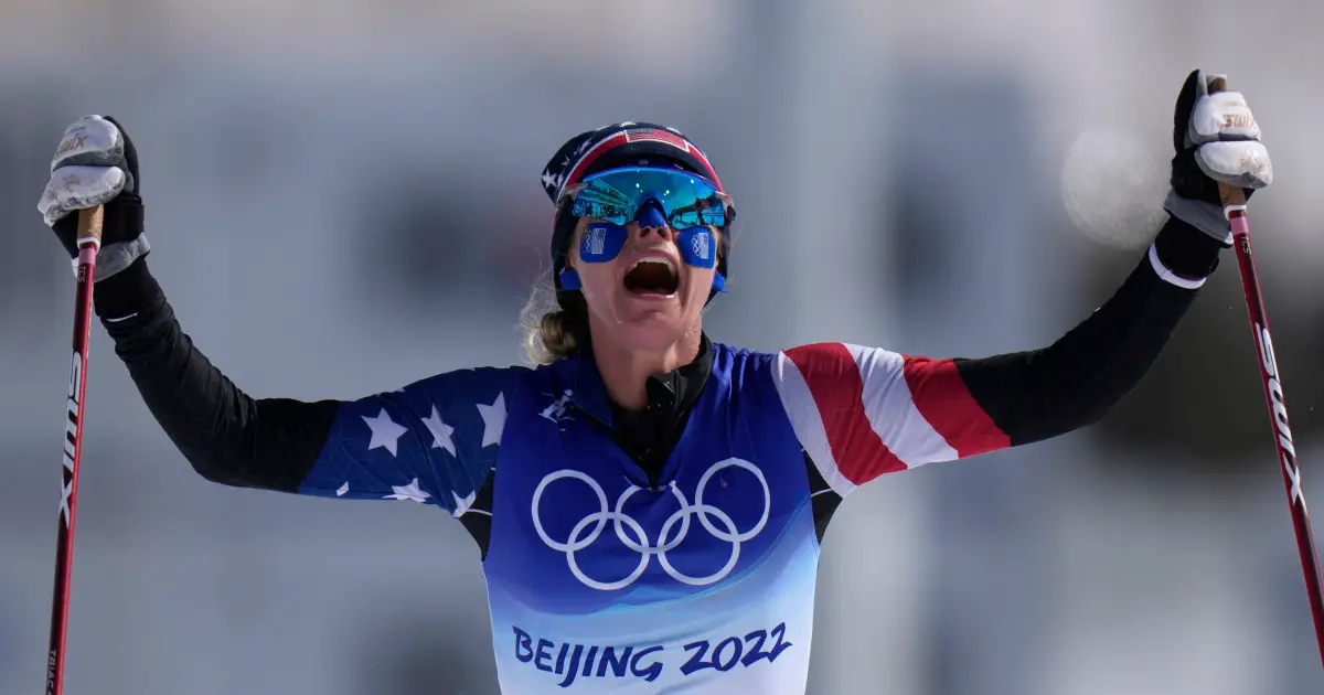 USA's Jessie Diggins becomes first non-European woman to medal in 30km