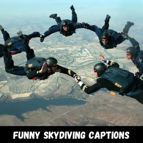 funny skydiving captions