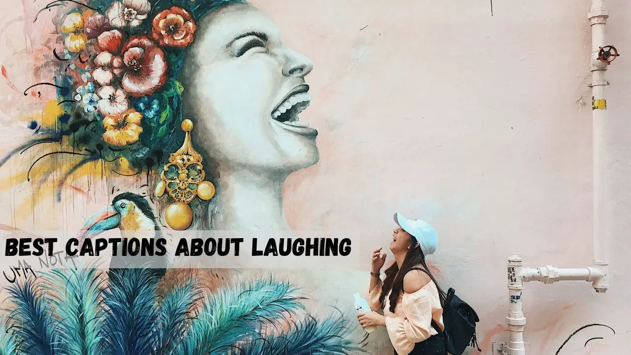 best captions about laughing