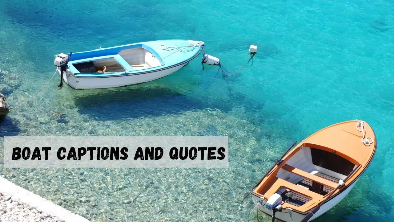 boat captions and quotes