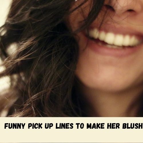 funny pick up lines to make her blush