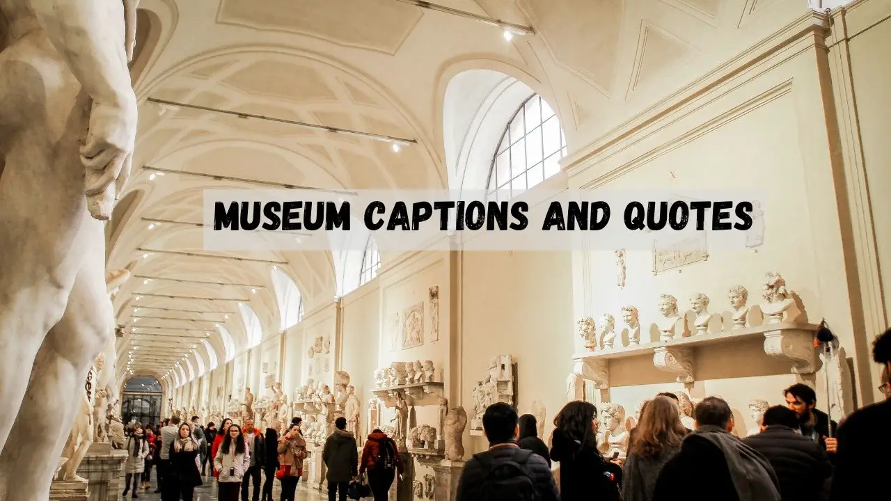 museum captions and quotes
