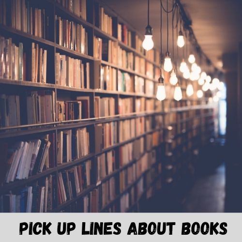 pick up lines about books