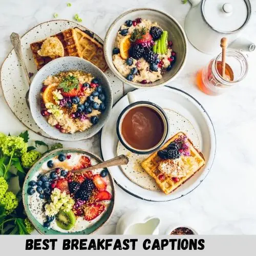 breakfast captions