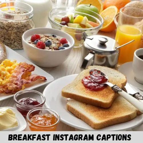 breakfast instagram captions