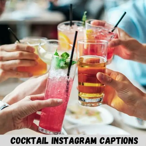 cocktail instagram captions
