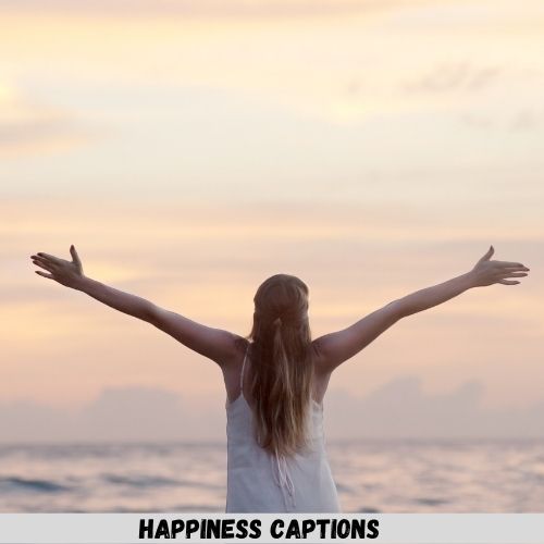 happiness captions