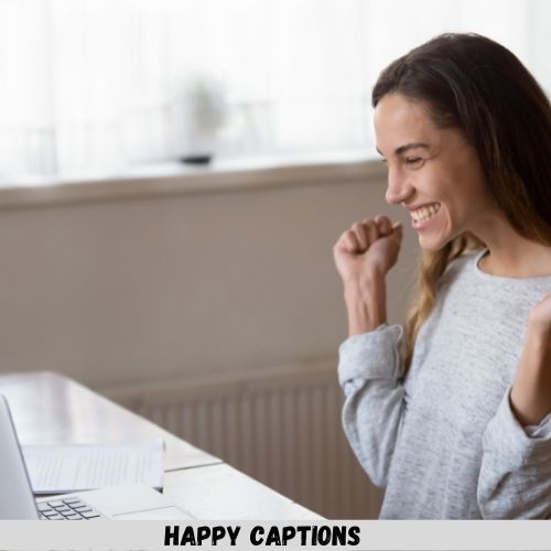 happy captions