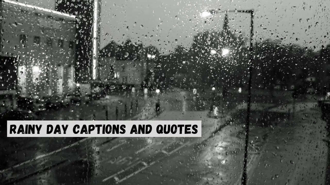 rainy day captions and quotes