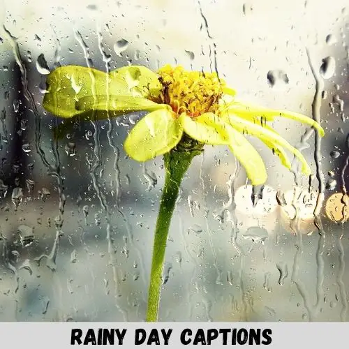 rainy day captions