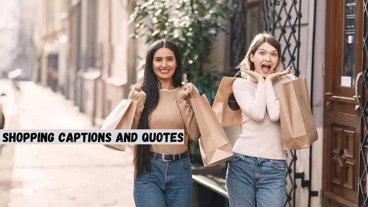 shopping captions and quotes