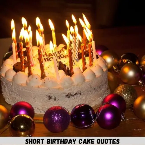 Short Birthday Cake Quotes