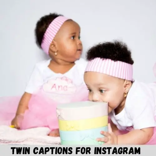 twin captions for instagram