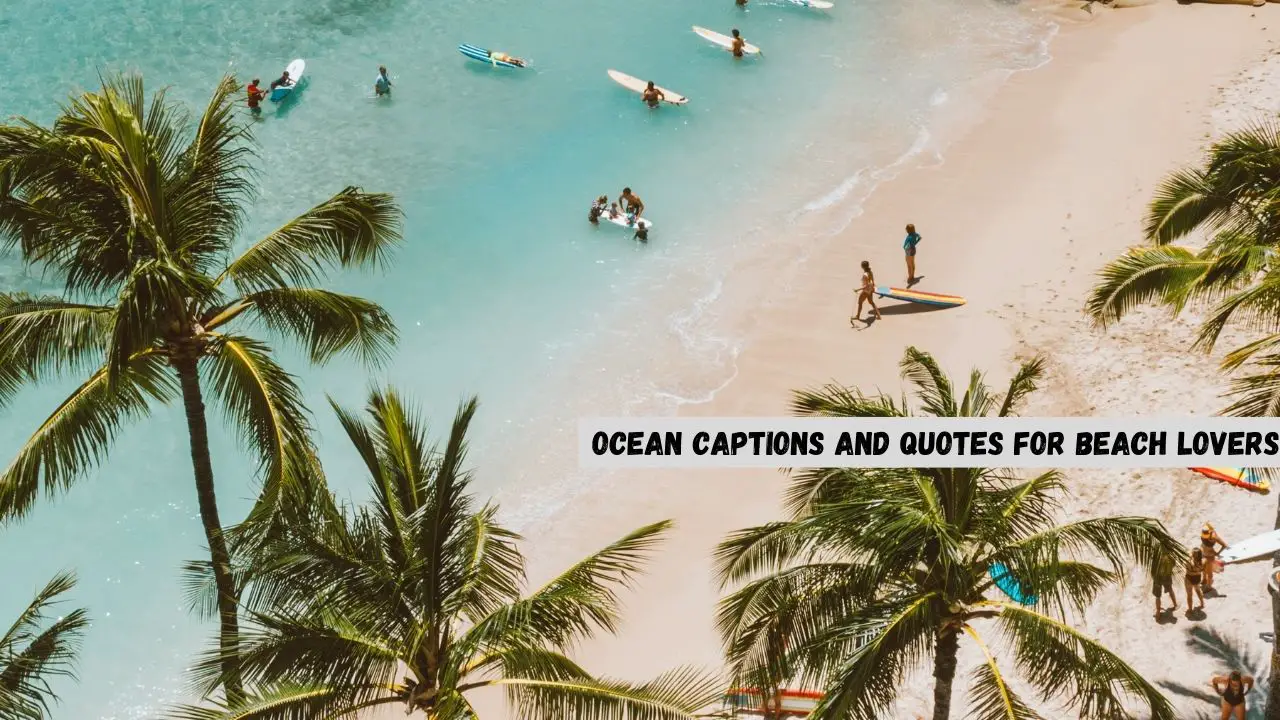 Ocean Captions and quotes