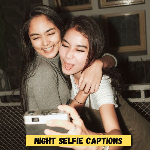 Night Selfie Captions
