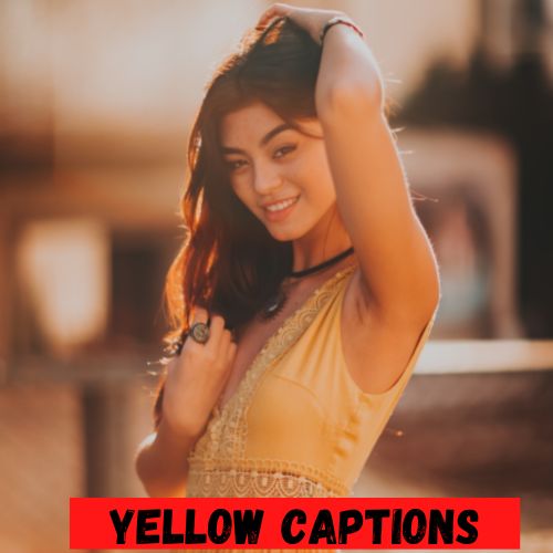 caption yellow