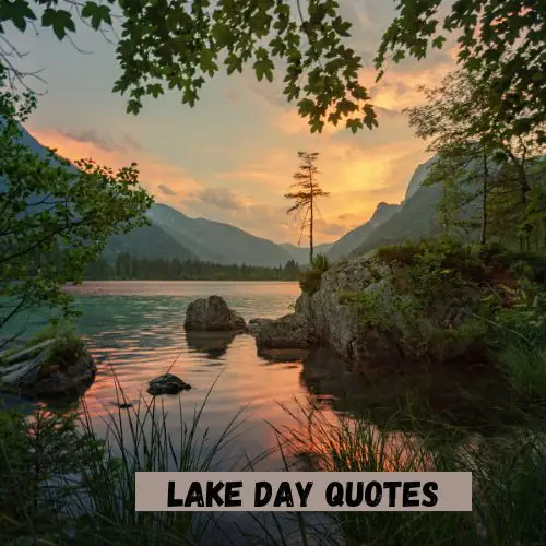 Lake Day Quotes